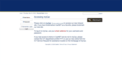 Desktop Screenshot of caznet.cazenovia.edu